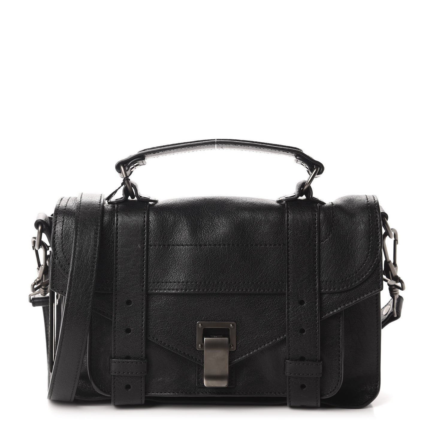 Lambskin Tiny PS1 Satchel Black