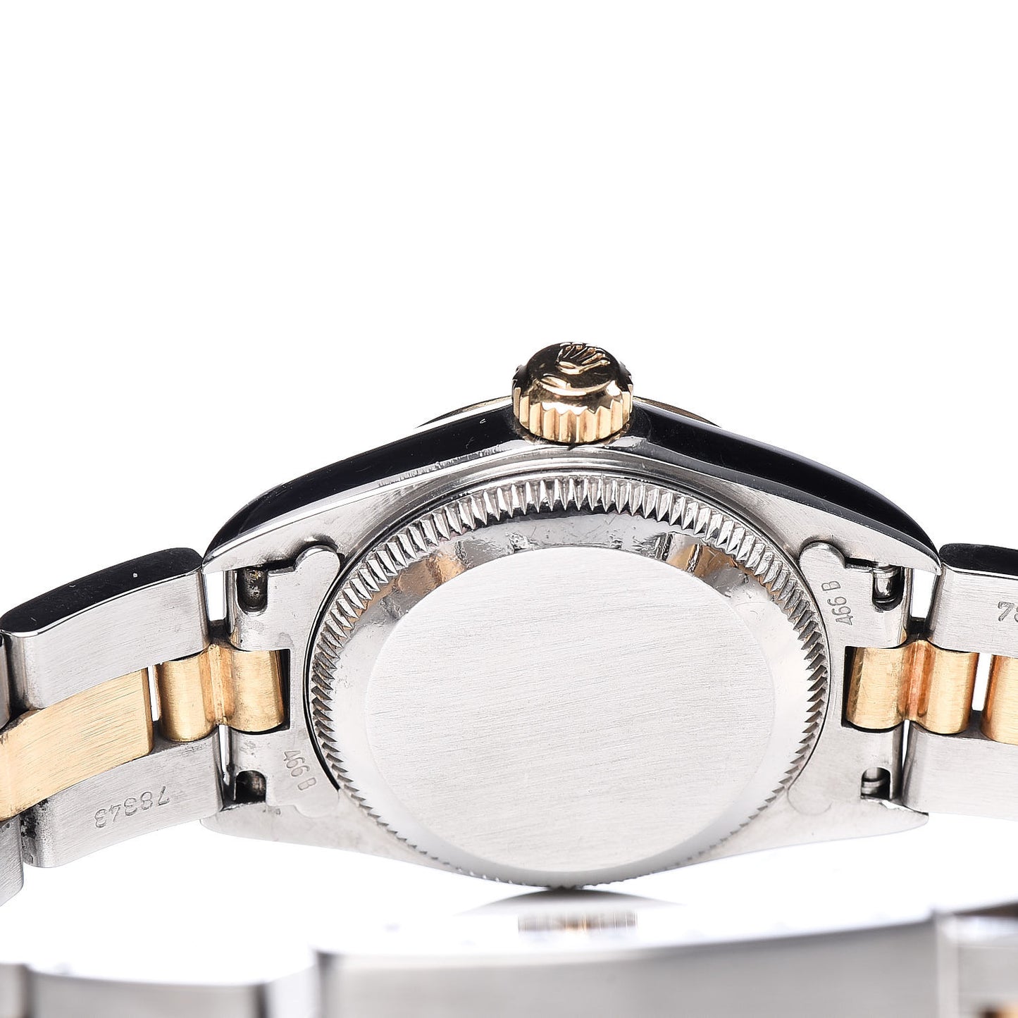 Stainless Steel 18K Yellow Gold 26mm Oyster Perpetual Watch Champagne 67183