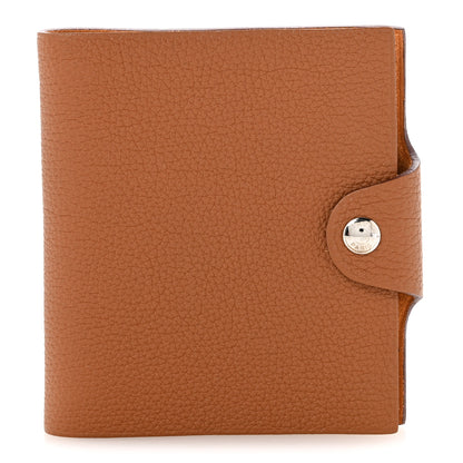 Hermes Togo Ulysse Mini Notebook Cover Gold 1 of 9