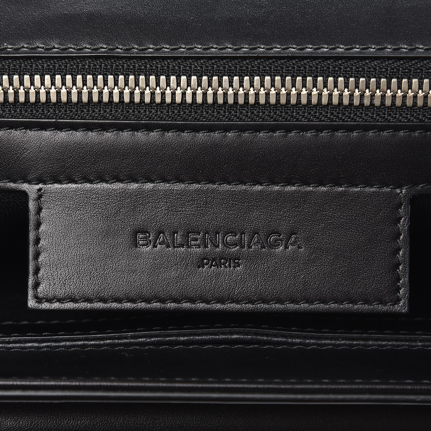 Balenciaga Calfskin Bal58 Shoulder Bag Black 6 of 13