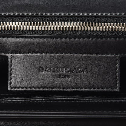 Balenciaga Calfskin Bal58 Shoulder Bag Black 6 of 13