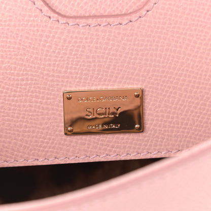 Dolce & Gabbana Dauphine Small Miss Sicily Satchel Rose Carne 6 of 9