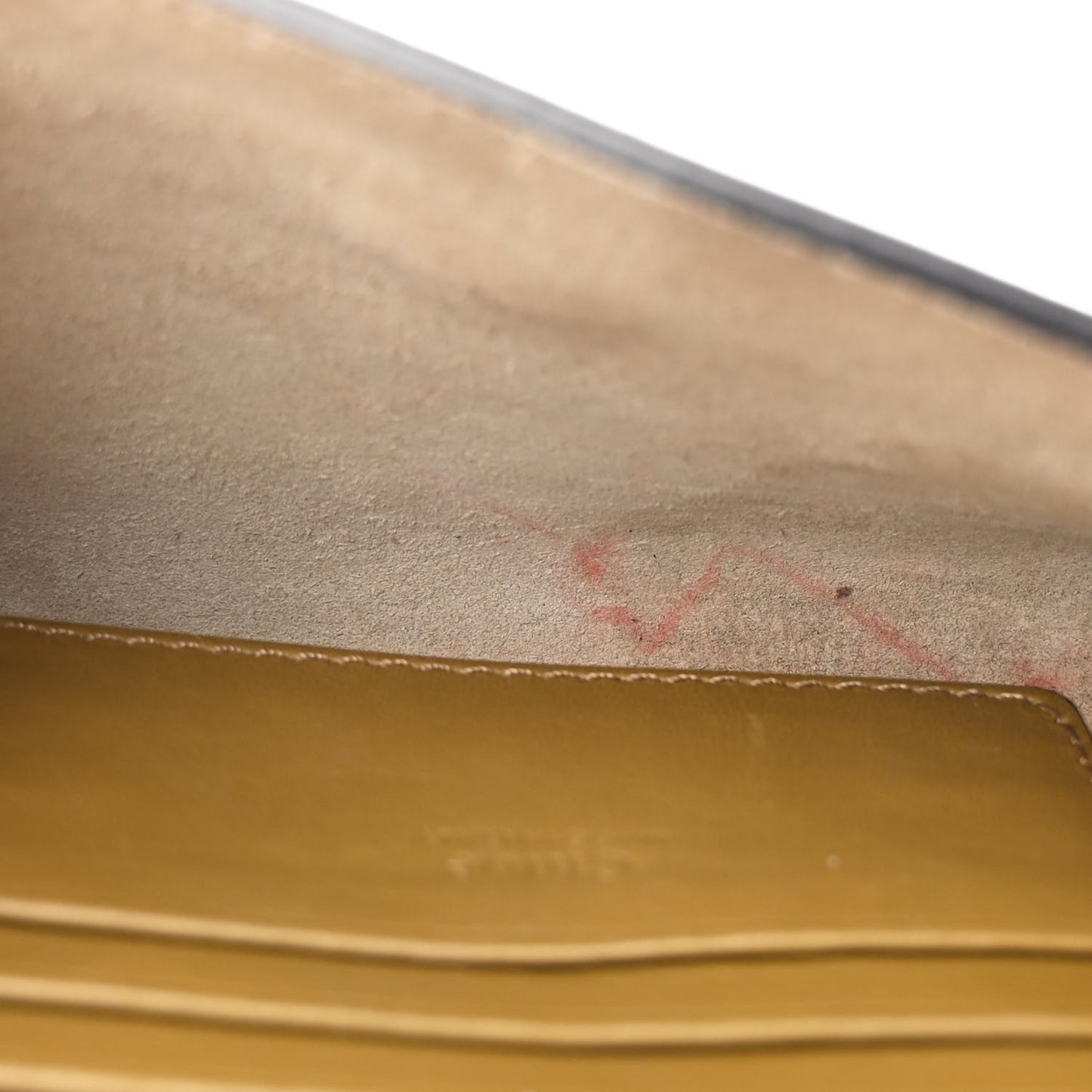 Suede Calfskin Mini Faye Shoulder Bag Deep Khaki