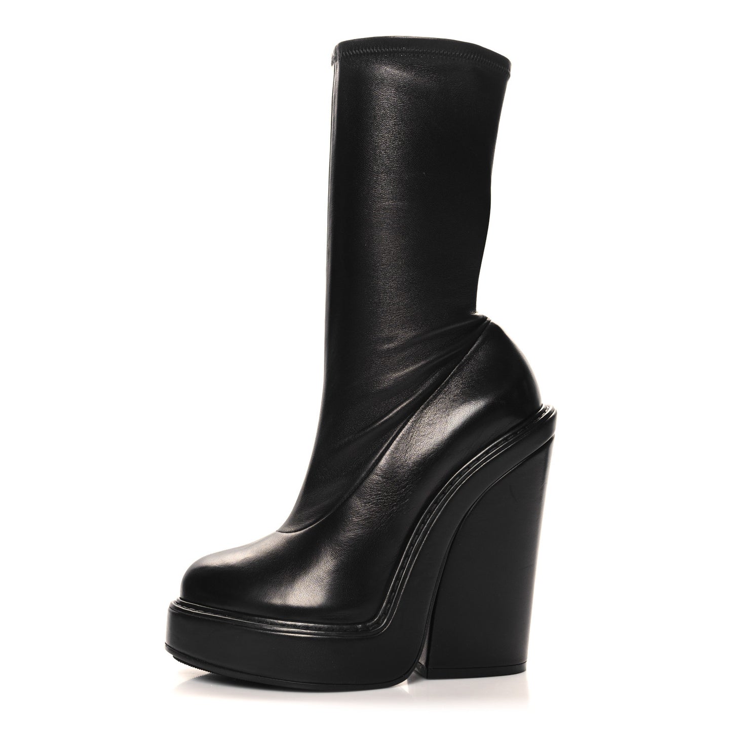 Lambskin Look Book Boots 39 Black