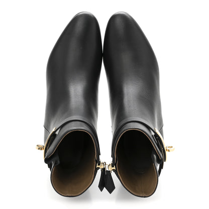 Hermes Calfskin Saint Germain Ankle Boots 35 Black 2 of 9