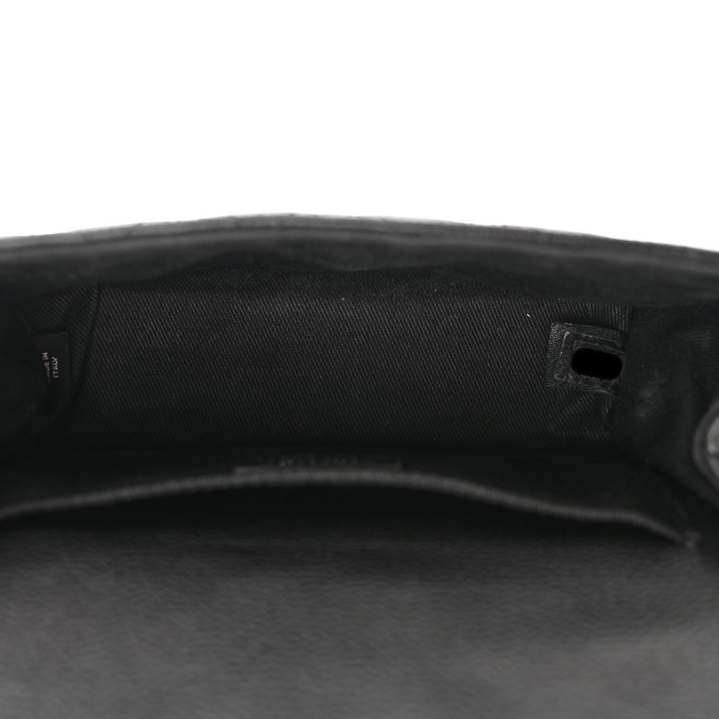 Grained Calfskin Quilted 2.55 Reissue Flap Belt Bag Clutch Black