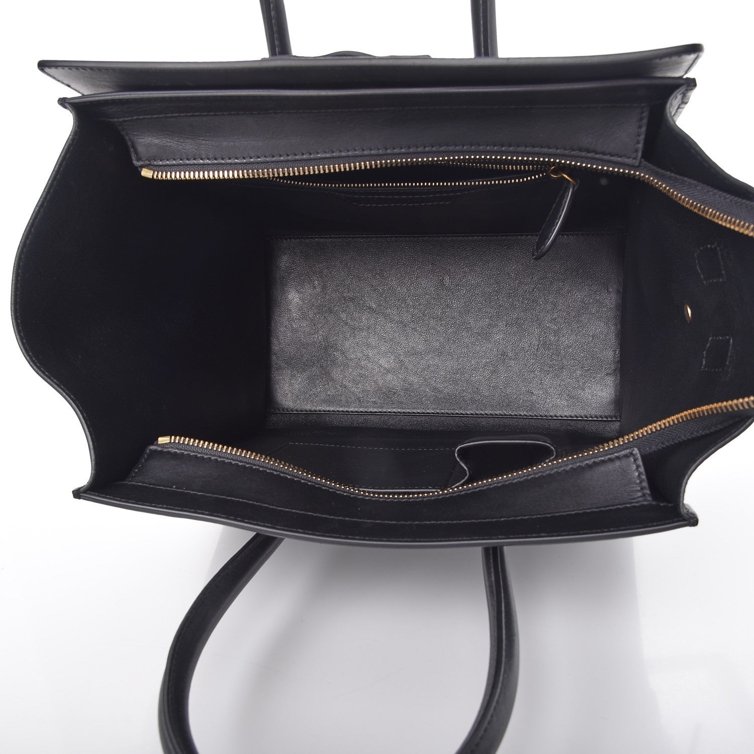 Celine Smooth Calfskin Mini Luggage Black 5 of 12