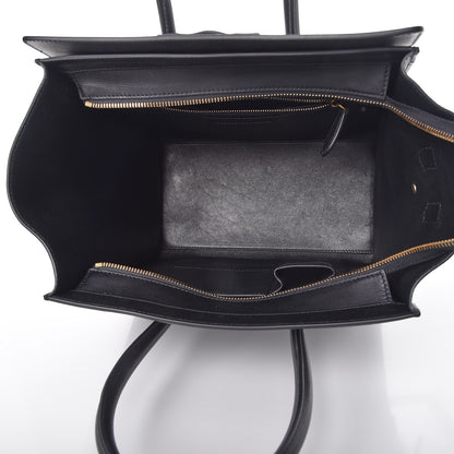 Celine Smooth Calfskin Mini Luggage Black 5 of 12