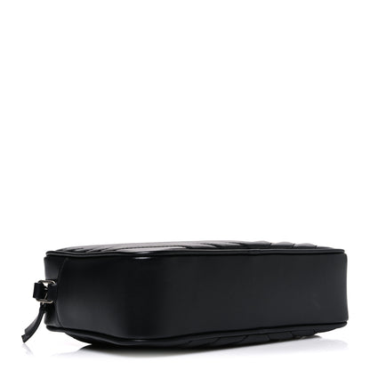 Saint Laurent Calfskin Matelasse Monogram Lou Camera Bag Black 4 of 10