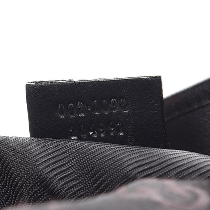Gucci Monogram Canvas Medium Tote Black 7 of 10
