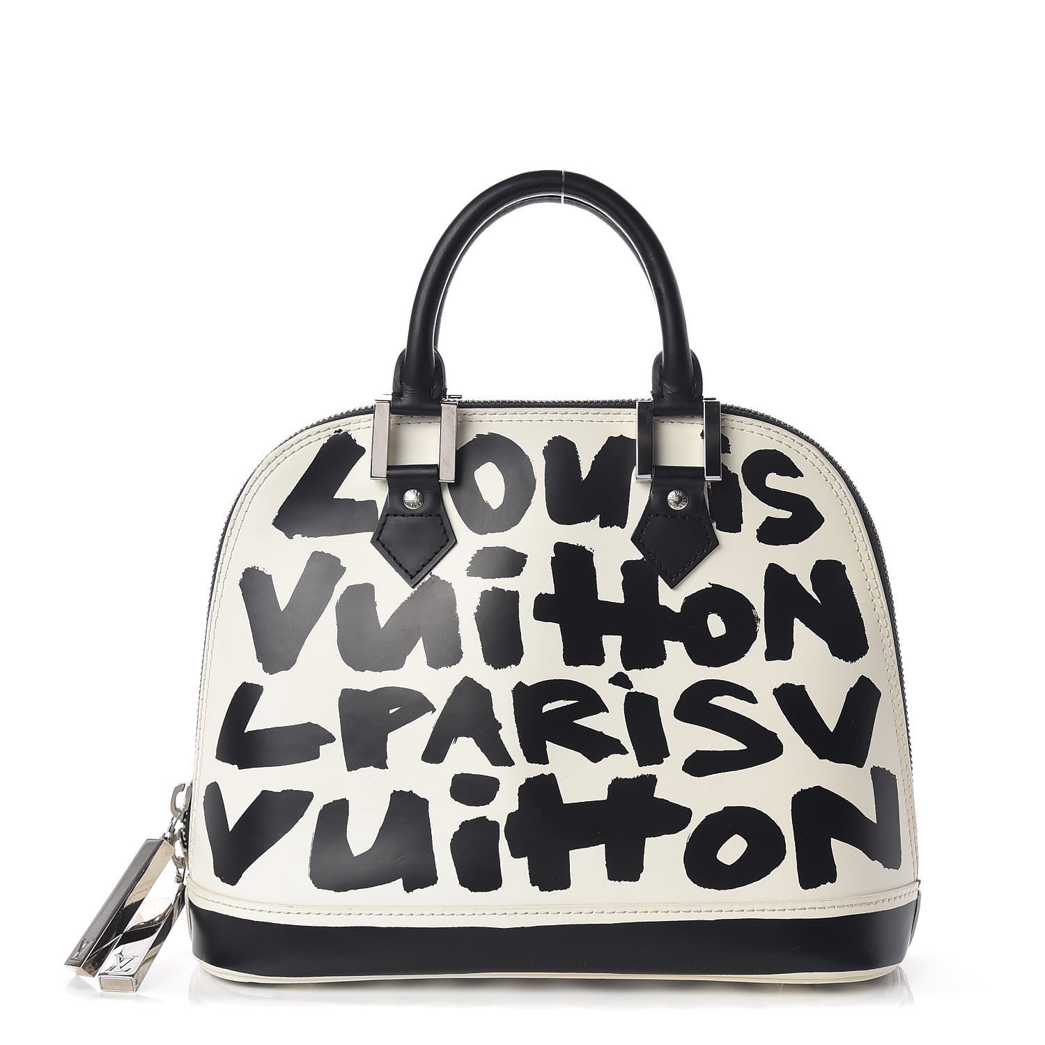 Louis Vuitton Graffiti Alma MM Black 1 of 8