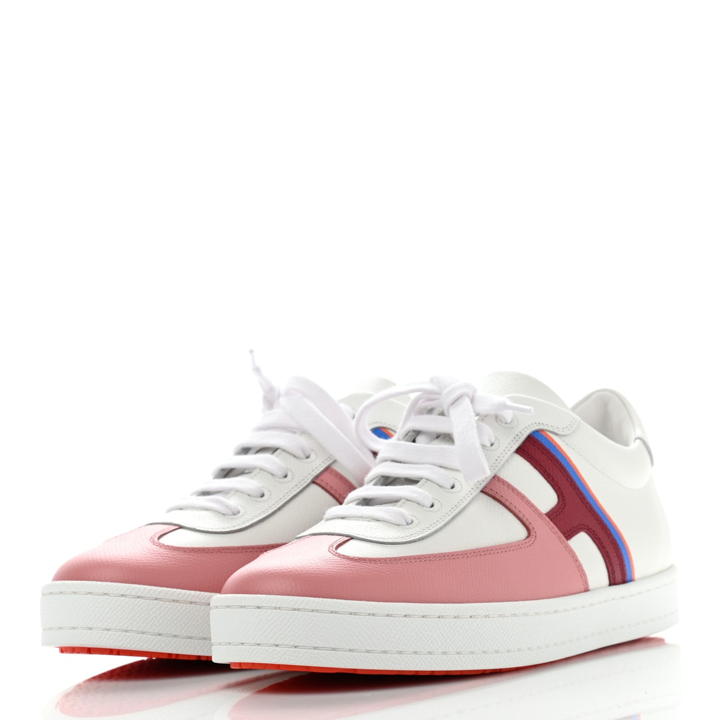 Epsom Womens Boomerang Sneakers 37.5 Multicolore Rose Pale