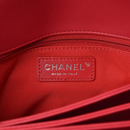 Chanel Calfskin Jumbo Tramezzo Flap Red 7 of 9