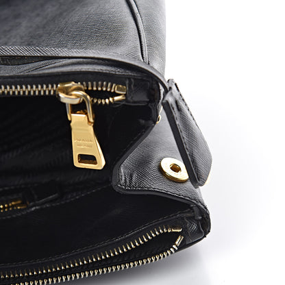 Prada Saffiano Lux Extra Large Galleria Double Zip Tote Black 11 of 26