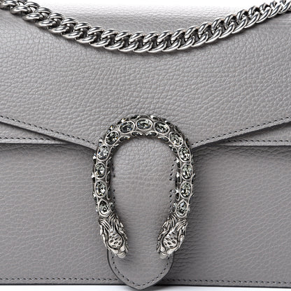 Gucci Pebbled Calfskin Small Dionysus Shoulder Bag Dusty Grey 7 of 10