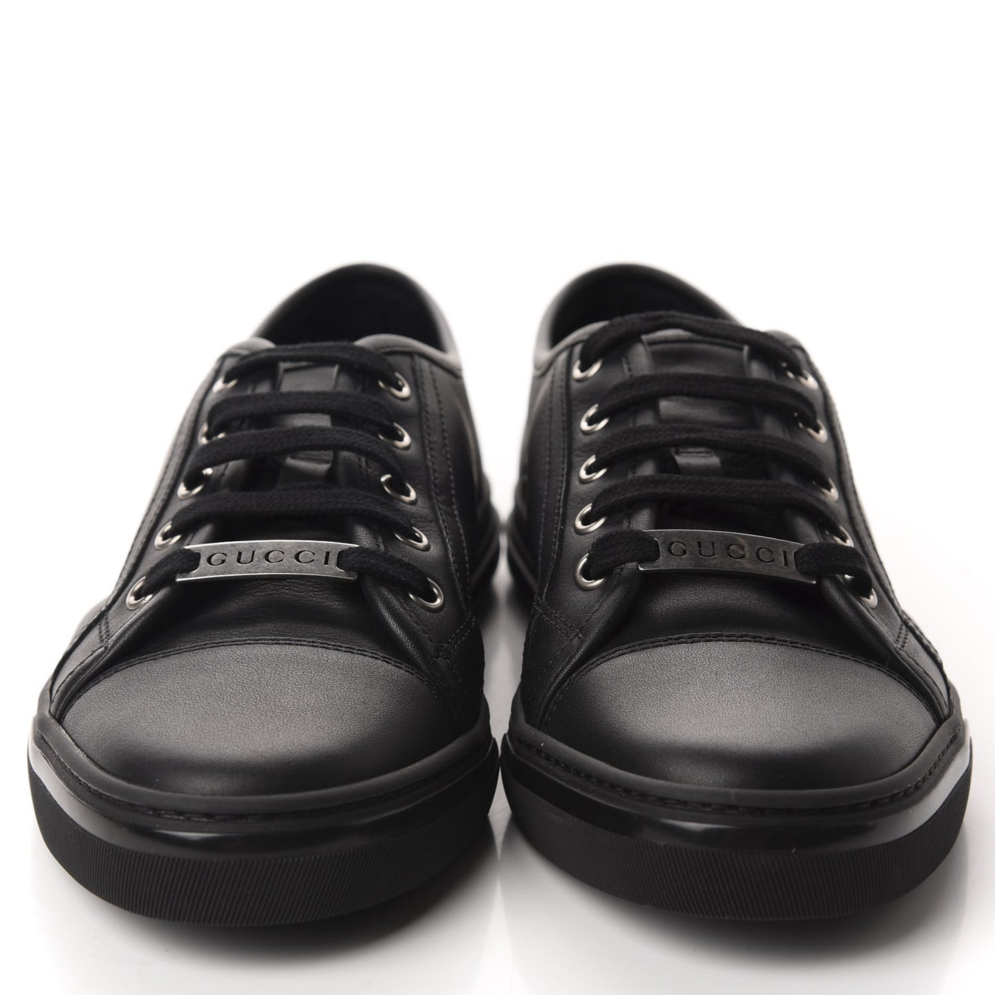 Calfskin Miro Soft Womens Lace Up Sneakers 37 Black