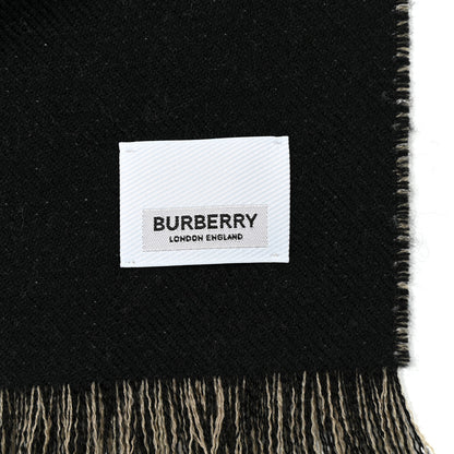 Burberry Wool Jacquard Logo Scarf Archive Beige 3 of 4