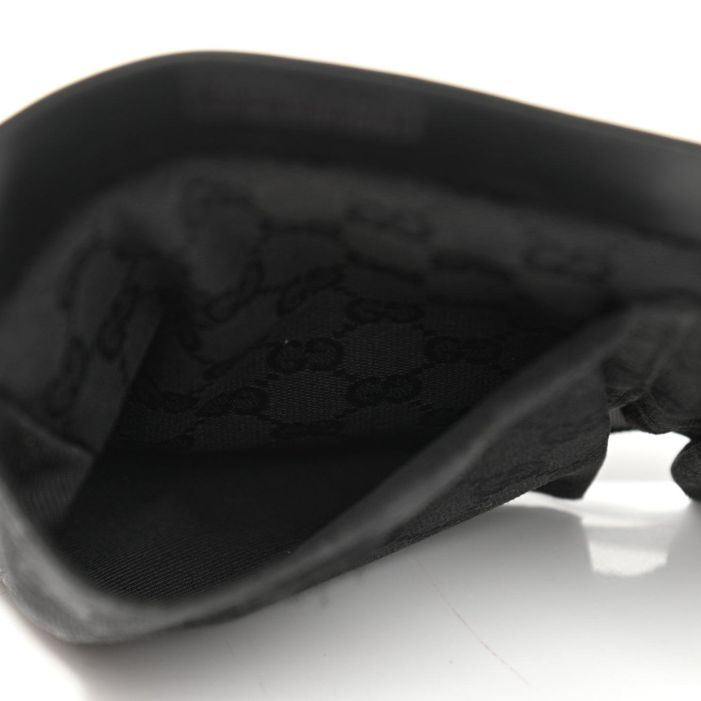 GG Monogram Double Pocket Belt Bag Black