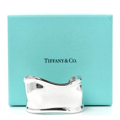 Tiffany Sterling Silver Elsa Peretti Medium Left Wrist Bone Cuff Bracelet 5 of 5