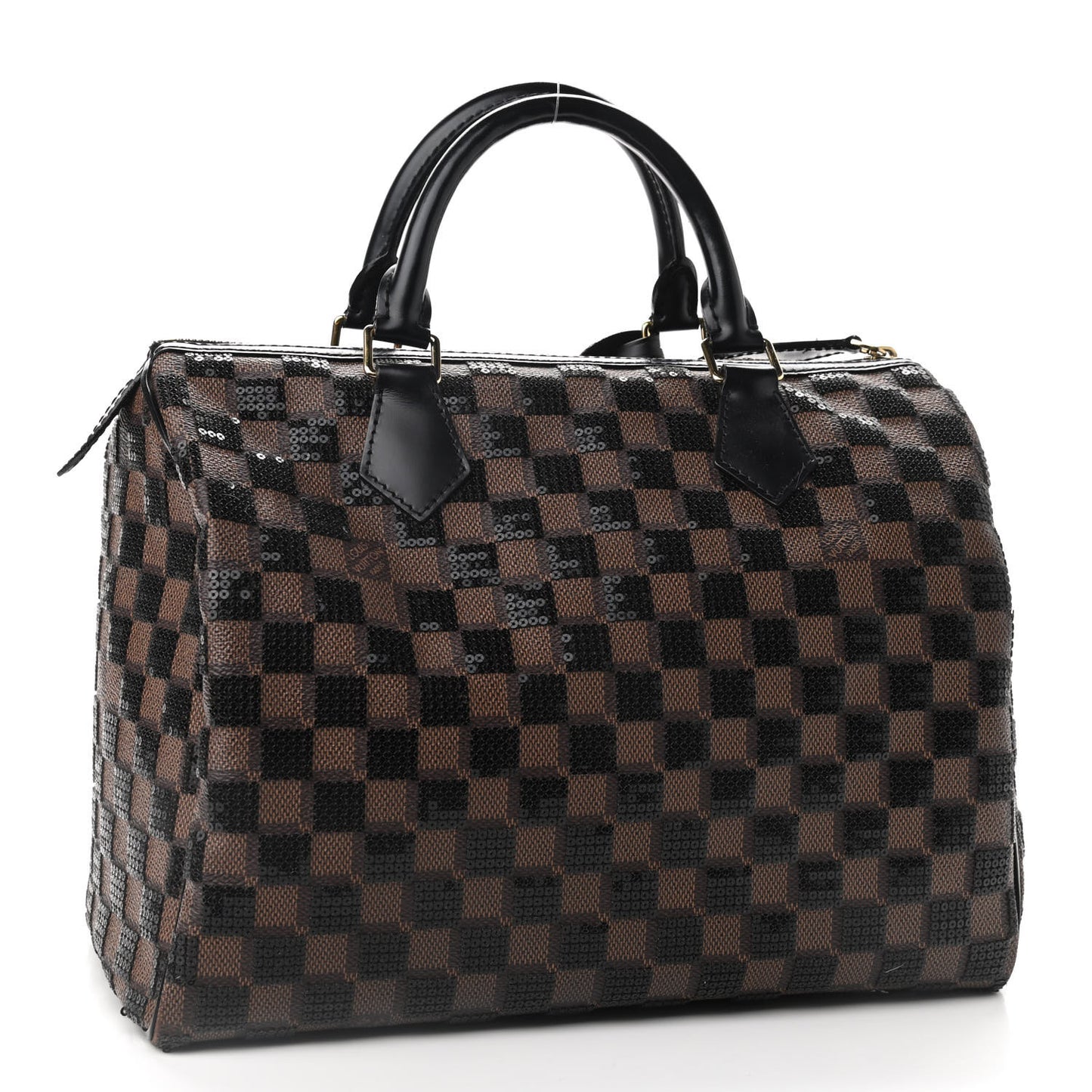 Damier Paillettes Speedy 30 Black