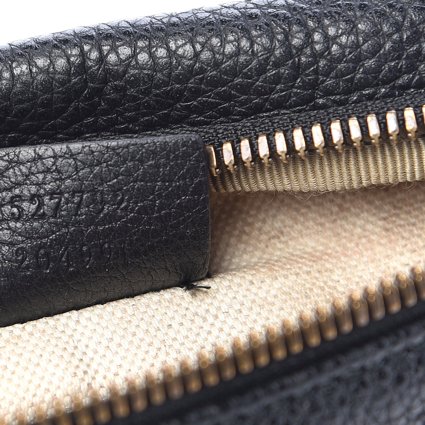 Grained Calfskin Small Logo Belt Bag Black