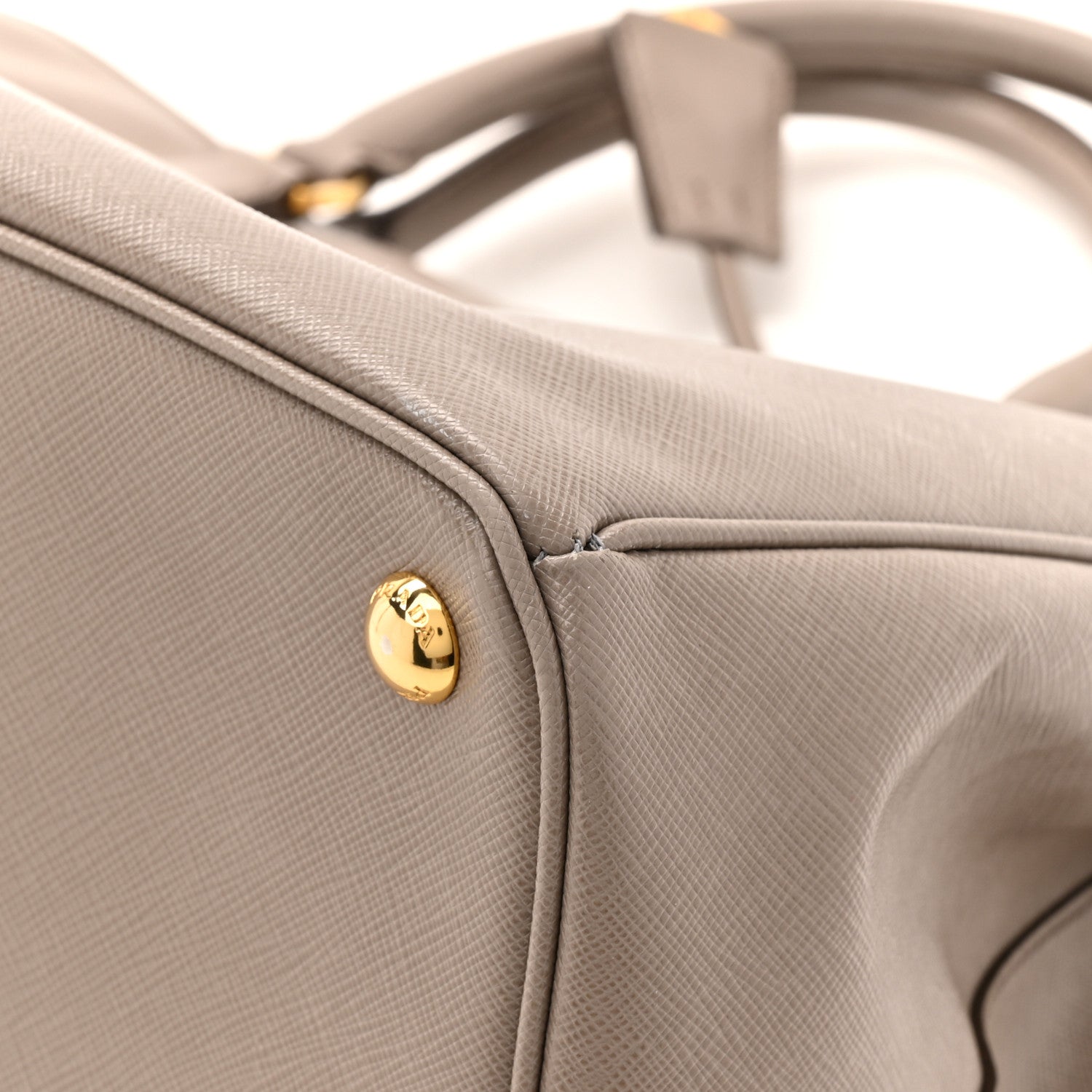 Prada Saffiano Lux Large Tote Argilla 10 of 14