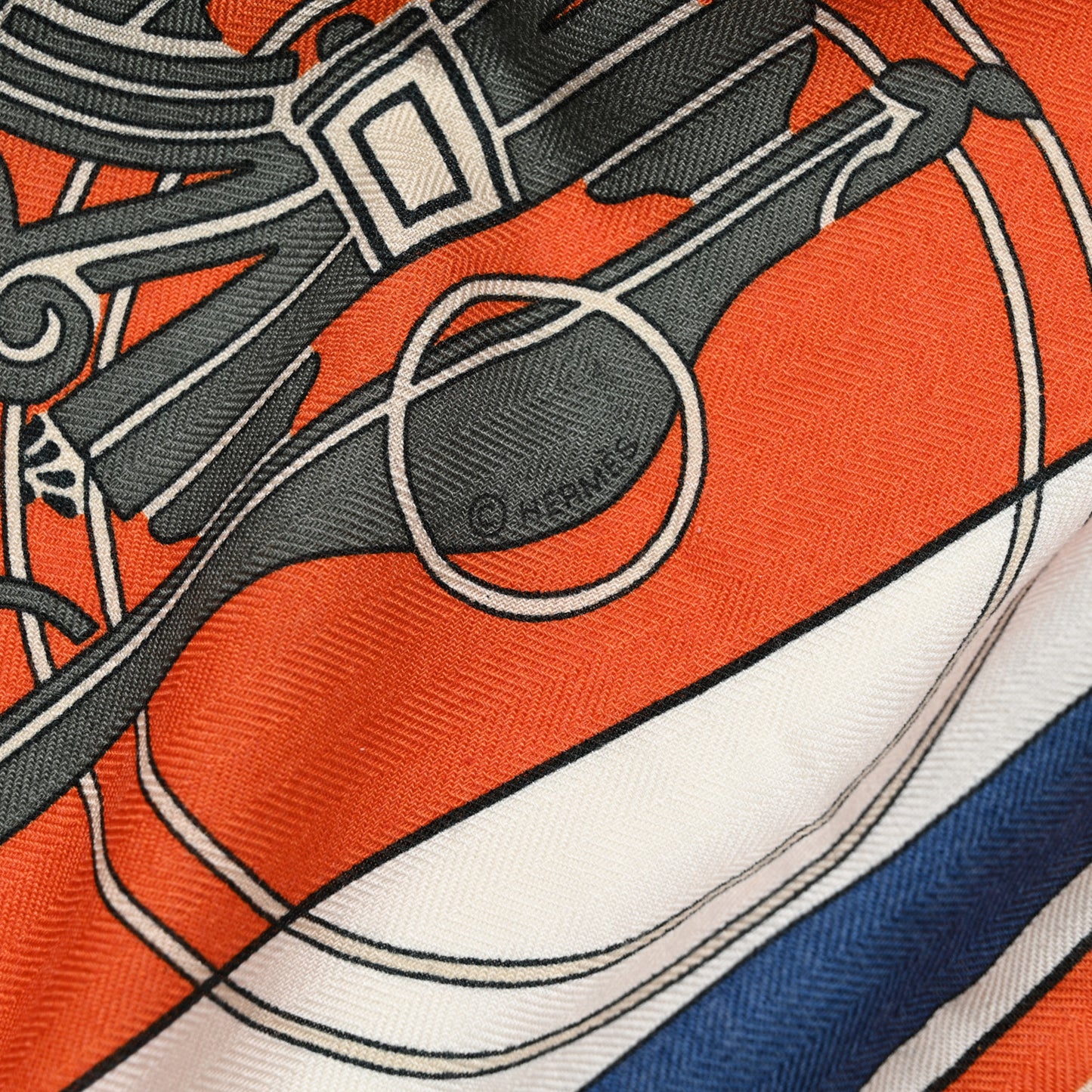 Cashmere Silk Ex-Libris Giant Triangle Scarf