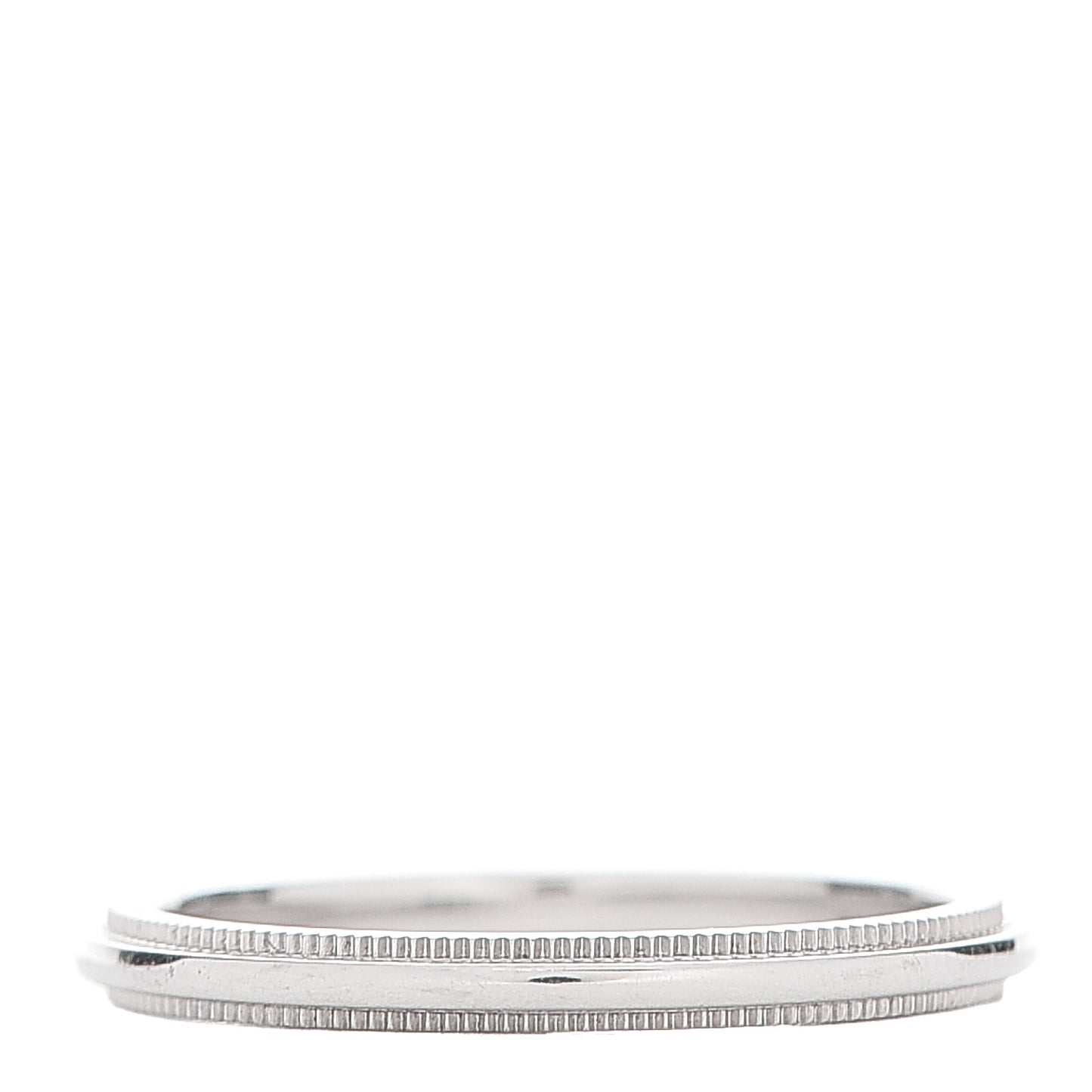 Platinum 2mm Milgrain Wedding Band Ring 53 6.25