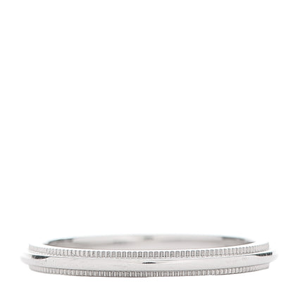 Tiffany Platinum 2mm Milgrain Wedding Band Ring 53 6.25 3 of 4