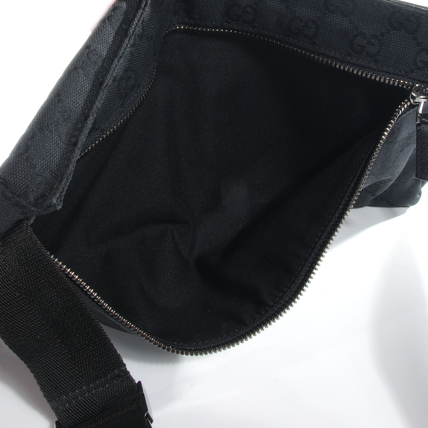 Gucci Monogram Belt Bag Black 7 of 10