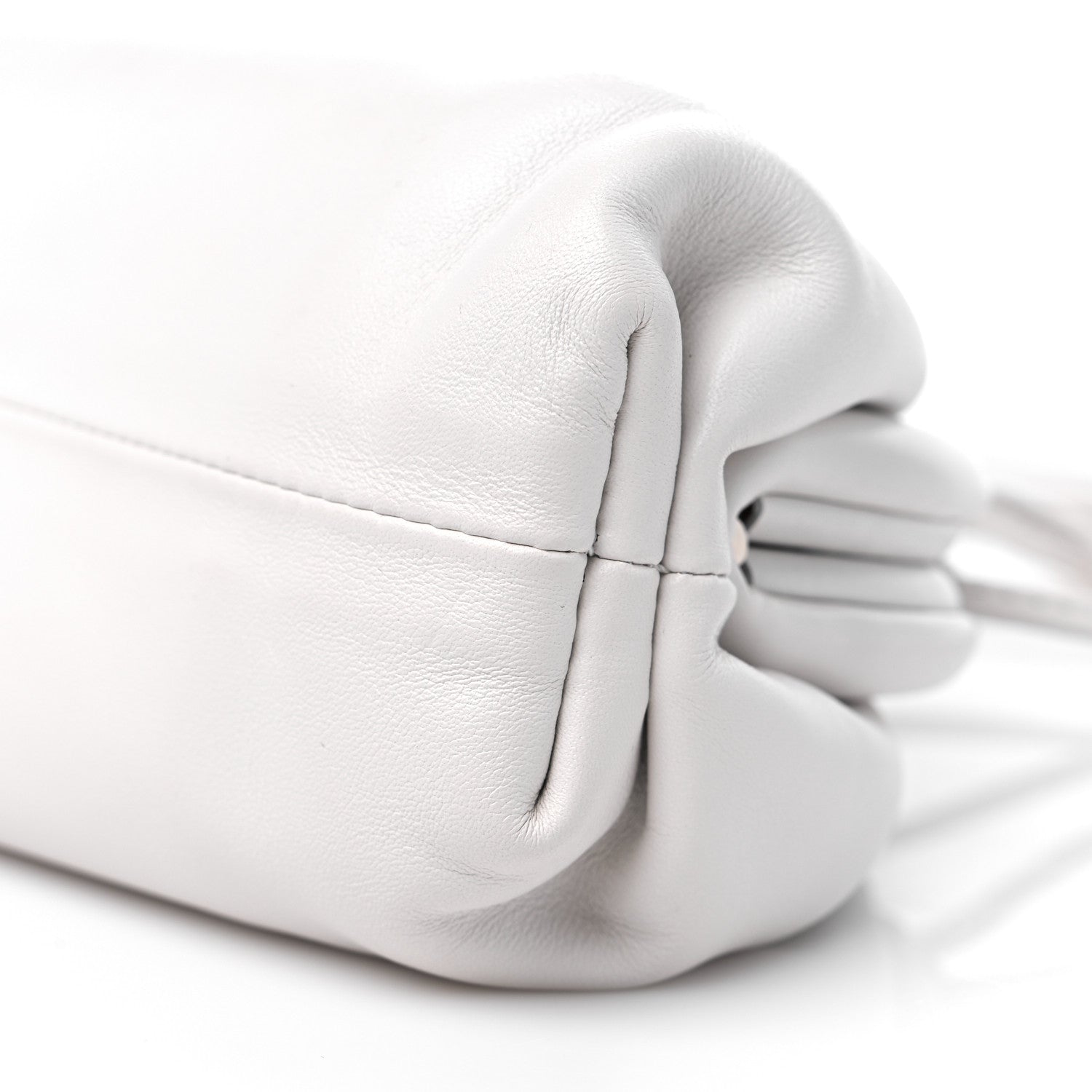 Bottega Veneta Butter Calfskin The Mini Pouch Chalk 1224573