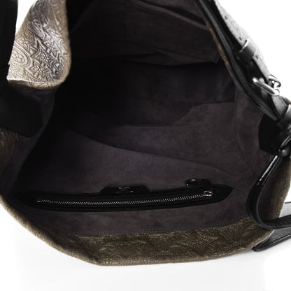 Louis Vuitton Monogram Lambskin Antheia Hobo PM Olive 5 of 6