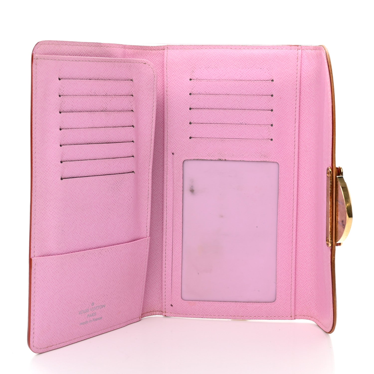 Louis Vuitton Monogram Multicolor Eugenie Wallet White Litchi 5 of 7