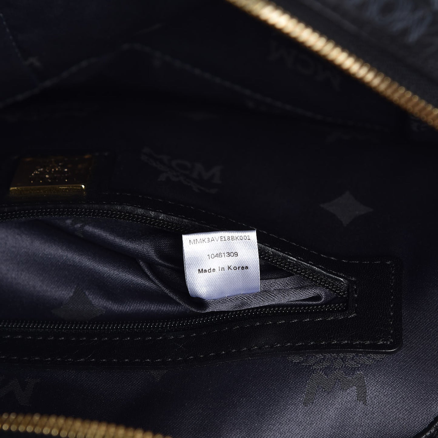Visetos Studded Medium Stark M Backpack Black