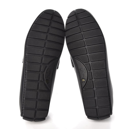 Gucci Guccissima Calfskin Mens Driver Loafers 9.5 Black 5 of 9
