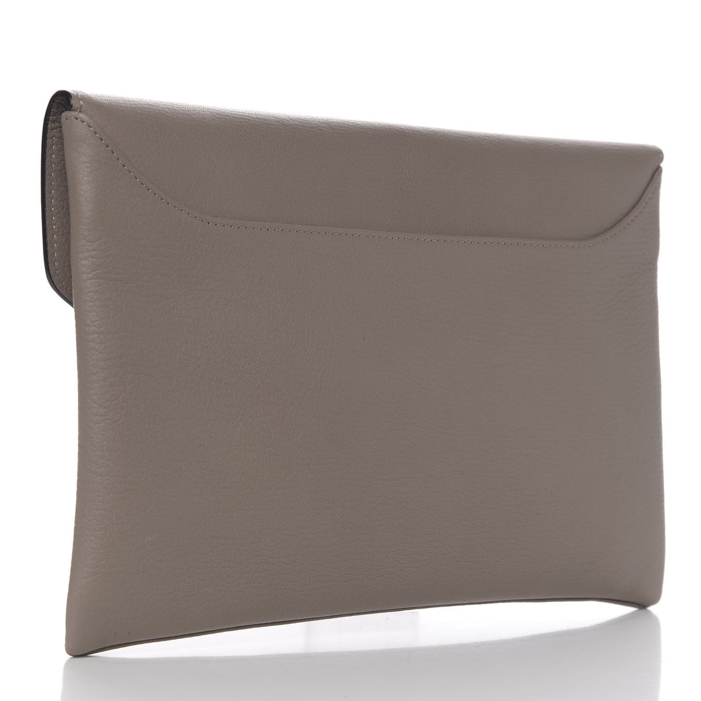 Sugar Goatskin Medium Antigona Envelope Clutch Mastic