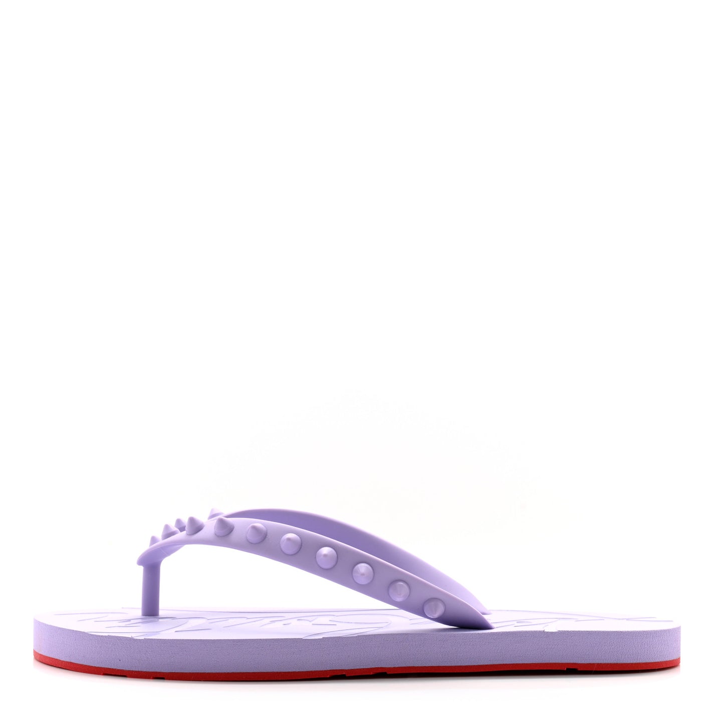 Rubber Spike Loubi Donna Flip Flop 36 Lilac Smoke