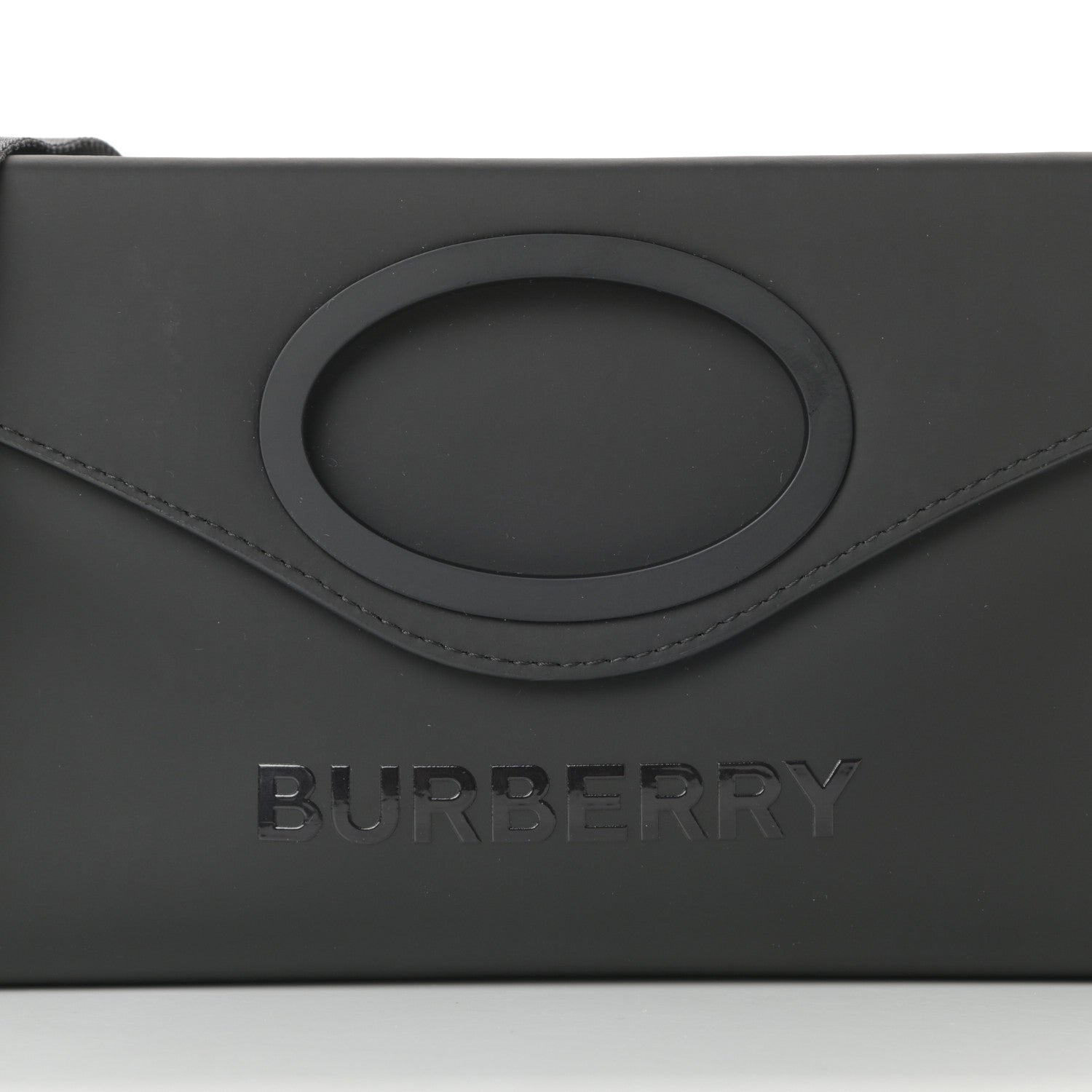 Burberry Rubberised Cotton Foldover Pocket Bag Black 7 of 9