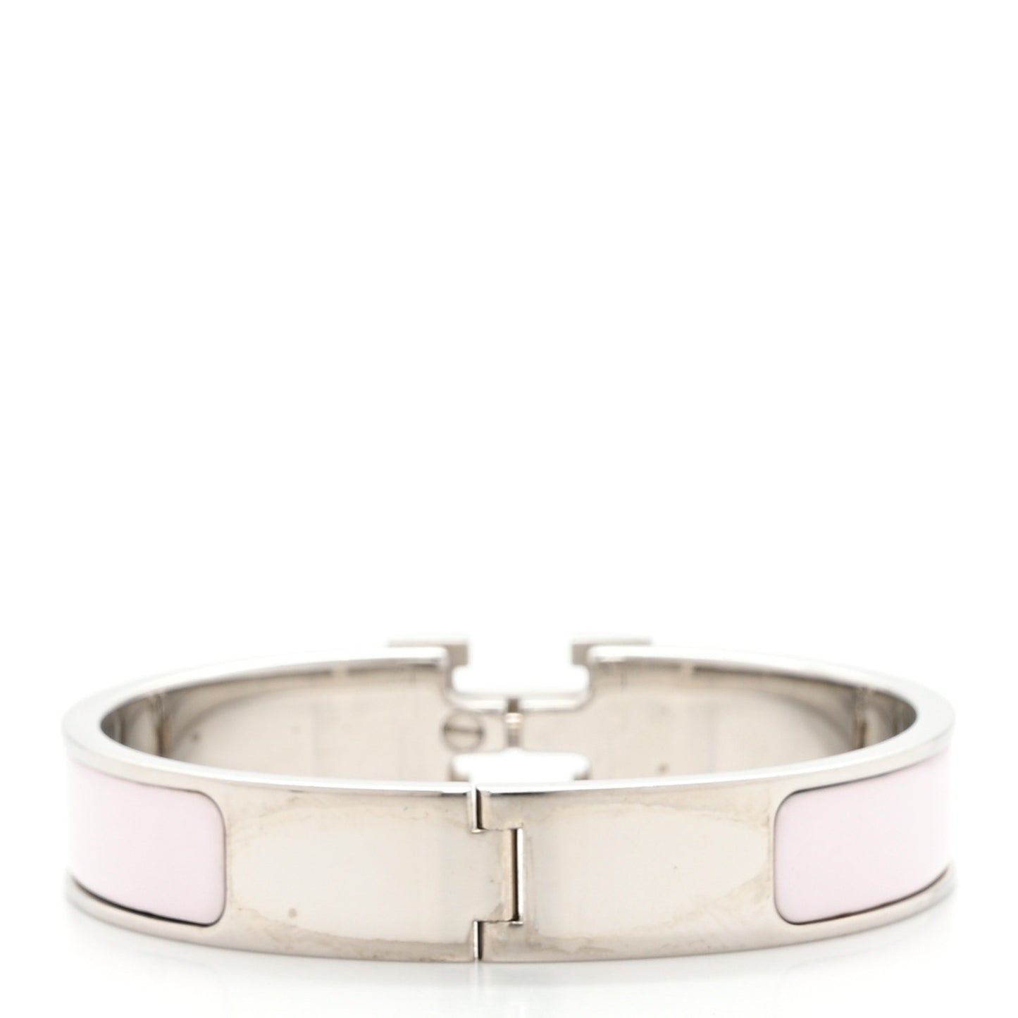 Enamel Narrow Clic Clac H Bracelet PM Rose Nymph