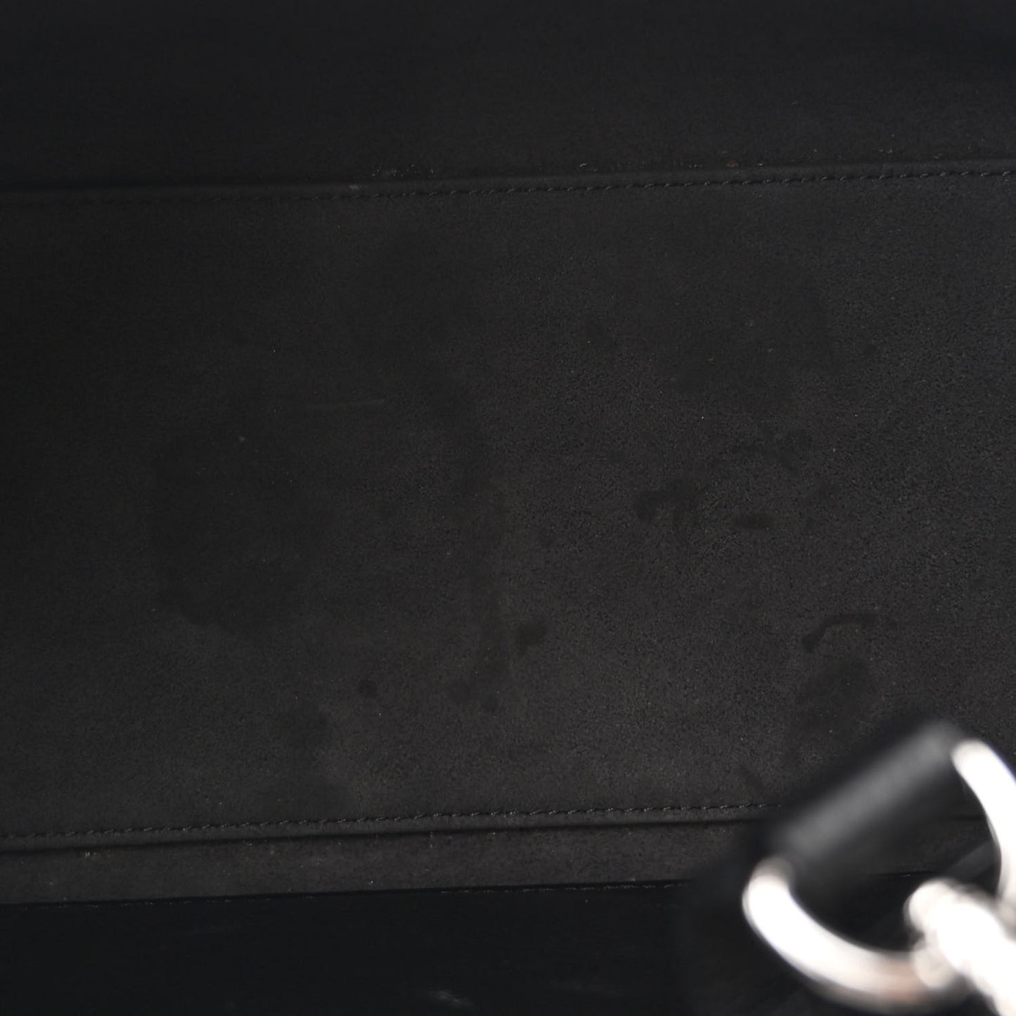 Grained Calfskin Visetos Medium Sarah Hobo Black