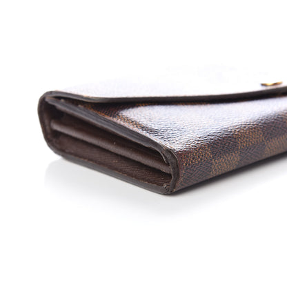 Louis Vuitton Damier Ebene Sarah Wallet NM 8 of 9