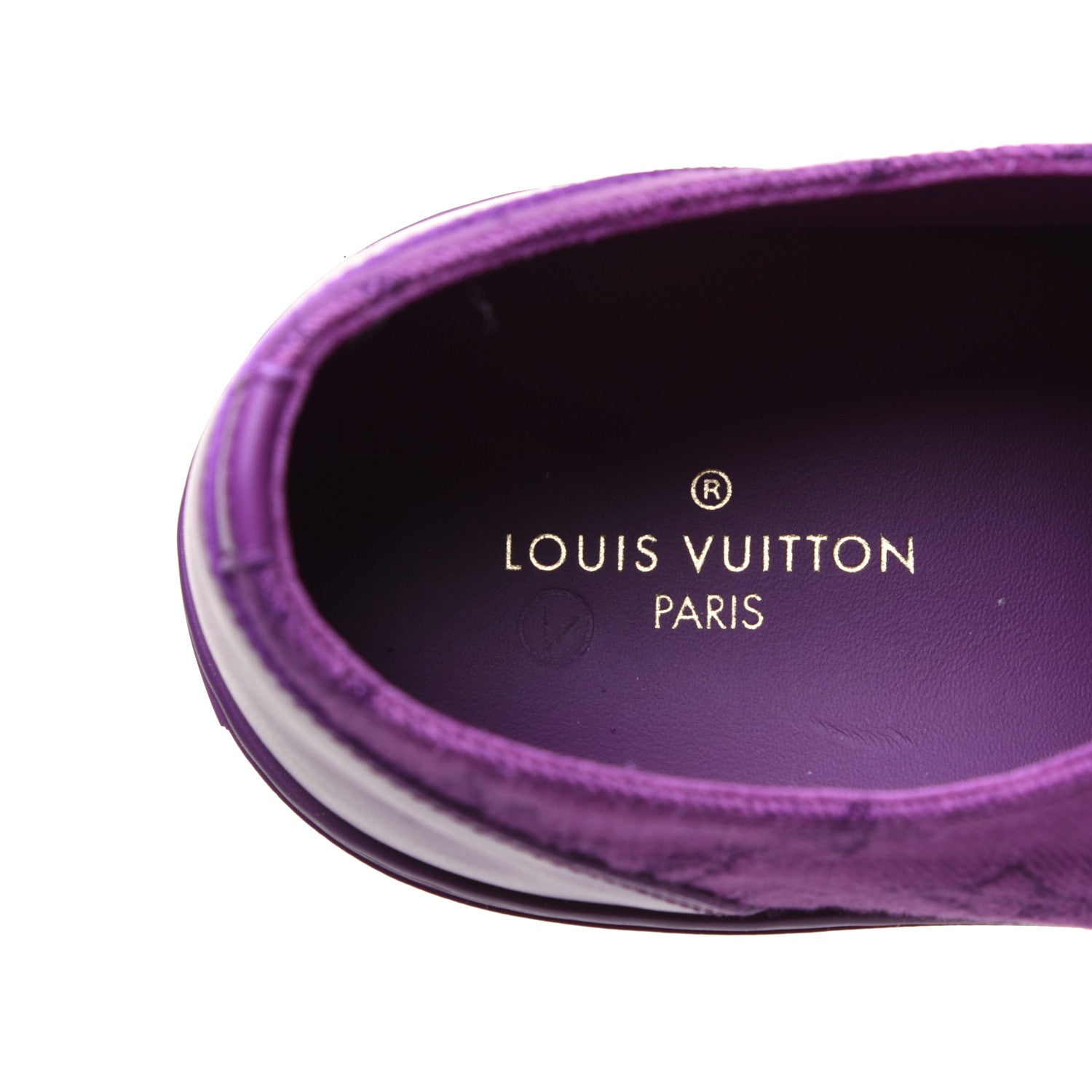 Louis Vuitton Canvas Monogram Mens Tattoo Sneakers 7 Violet 8 of 11