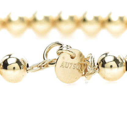 Tiffany 18K Yellow Gold 5.5mm HardWear Ball Bracelet 5 of 8