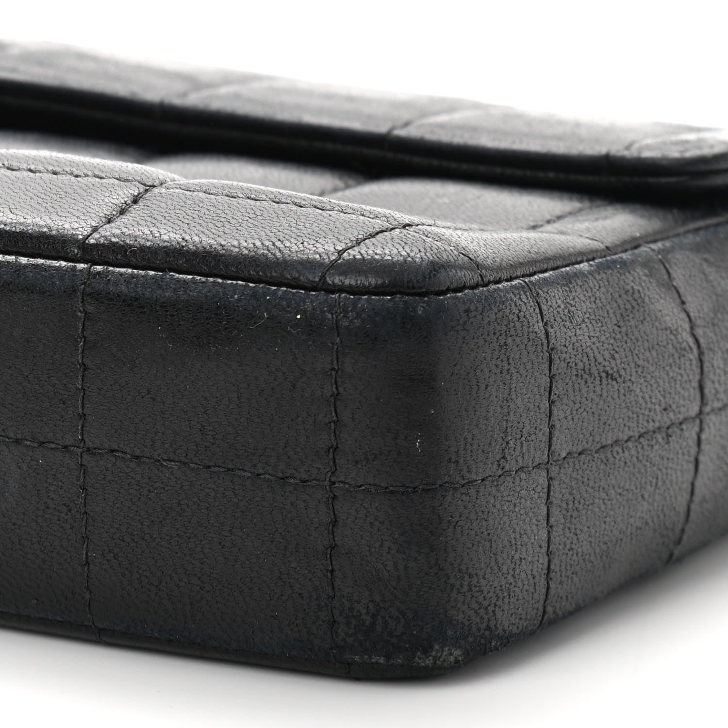 Chanel Lambskin East West Chocolate Bar Flap Black 10 of 10