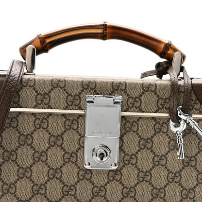 Gucci GG Supreme Monogram Globe-Trotter Beauty Case Brown 8 of 14