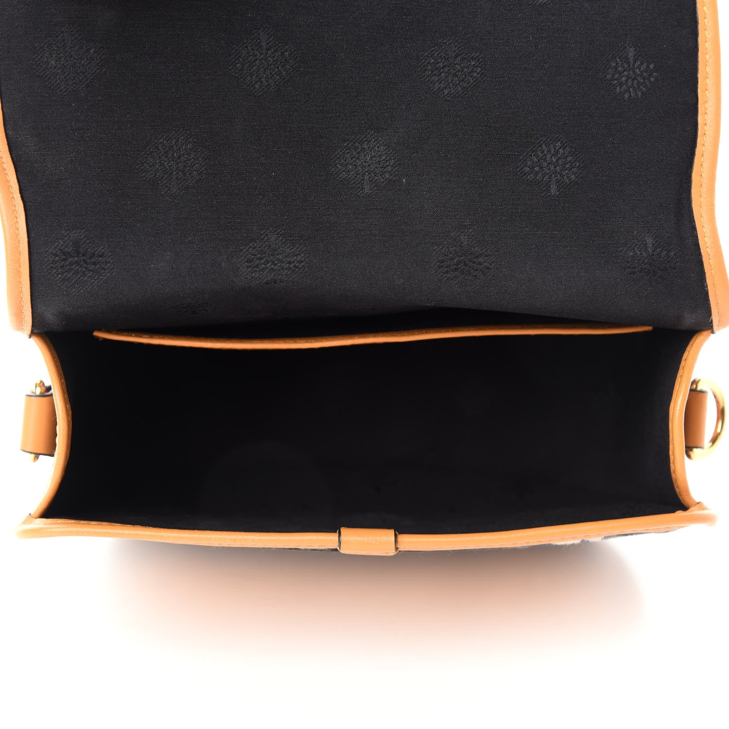 Mulberry Econyl Nylon Jacquard Calfskin Mini M Satchel Deep Amber 5 of 11