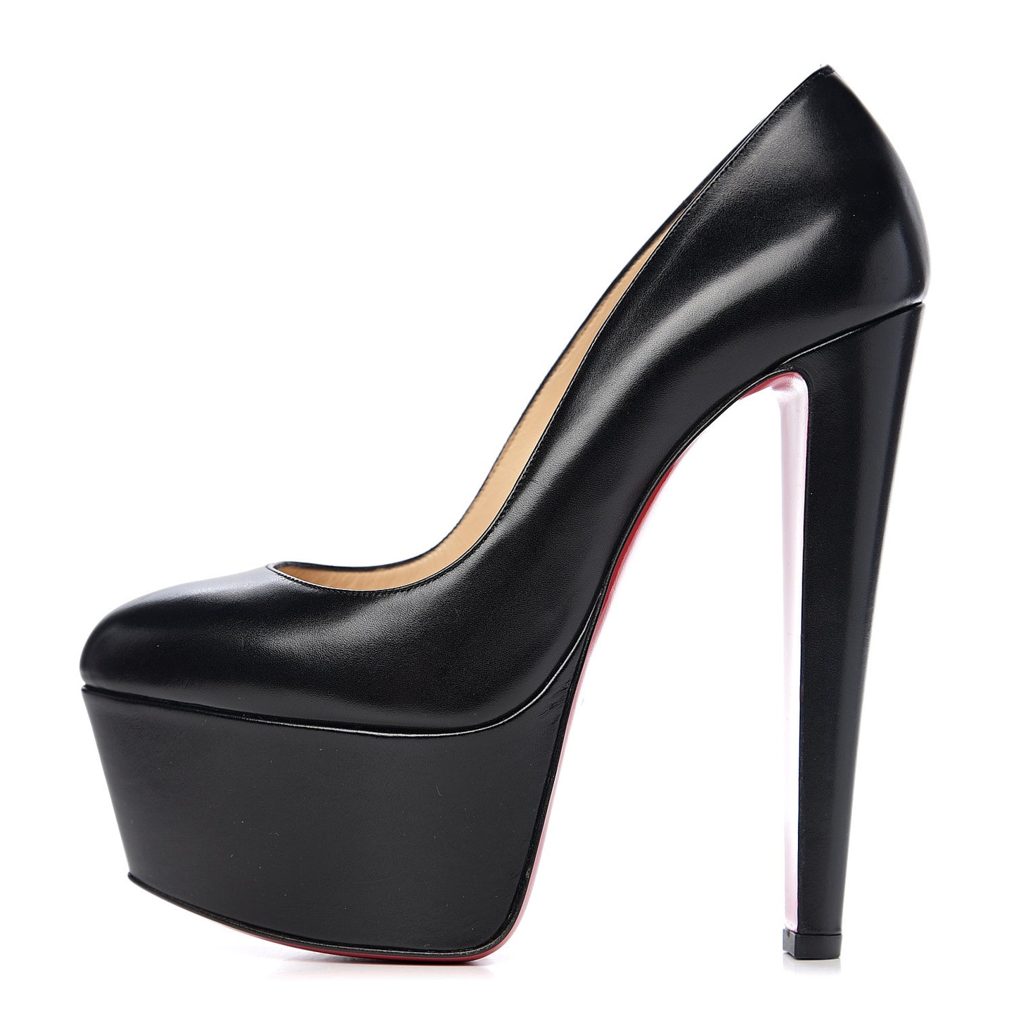 Shiny Calfskin Alta Vicky 160 Pumps 38 Black