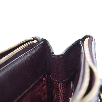 Prada Saffiano Large Galleria Double Zip Tote Granato 11 of 20