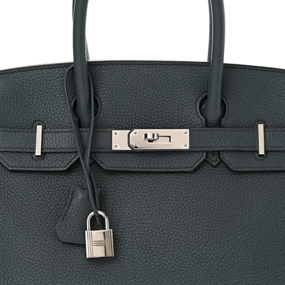 Hermes Togo Birkin 30 Bleu Orage 8 of 14