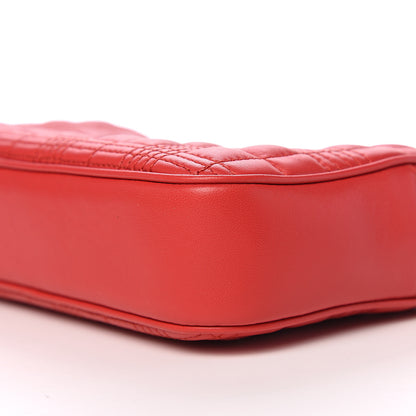 Burberry Lambskin Quilted Camera Bag Bright Red 7 of 9